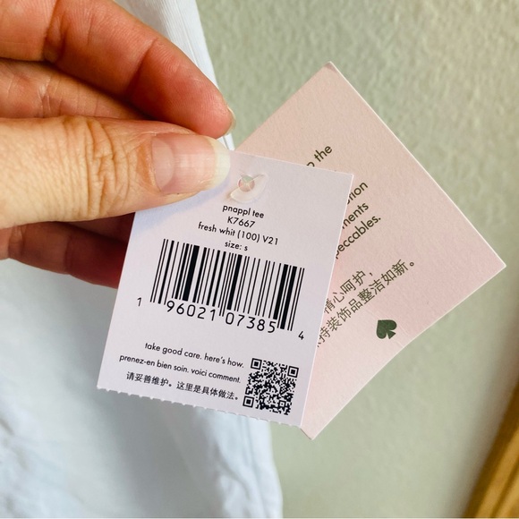 Kate Spade Pineapple Tee Shirt NWT Size S - Picture 6 of 8